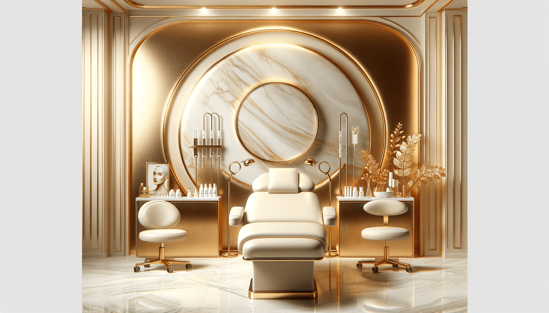 Interior de una clínica estética premium